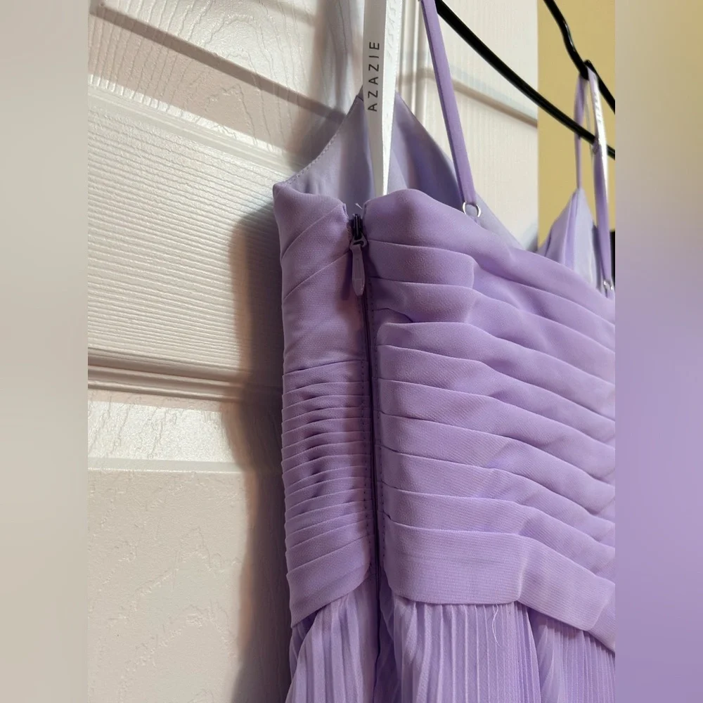 Azazie Lavender bridesmaids/formal dress. Only worn once. - Picture 8 of 11